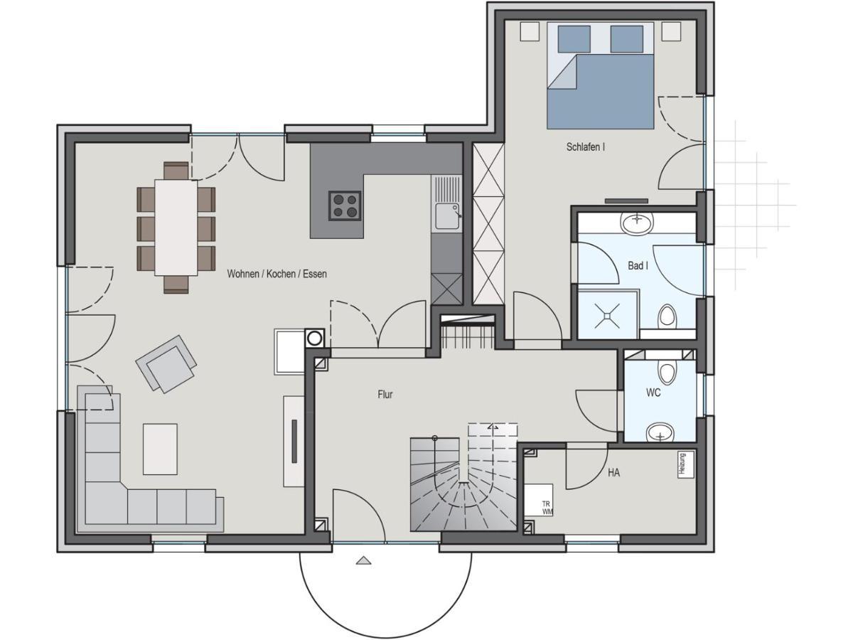 Ferienhaus Graukranich 41 Fuhlendorf  Bagian luar foto